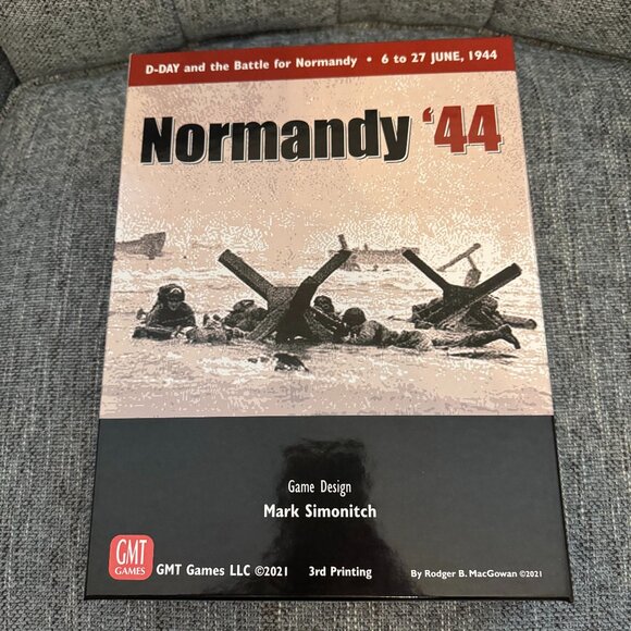 Normandy '44 (opened, unpunched) GMT Games - Picture 1 of 14